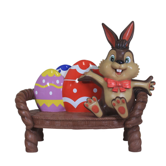 Easter Egg Bench Over Sized Statue