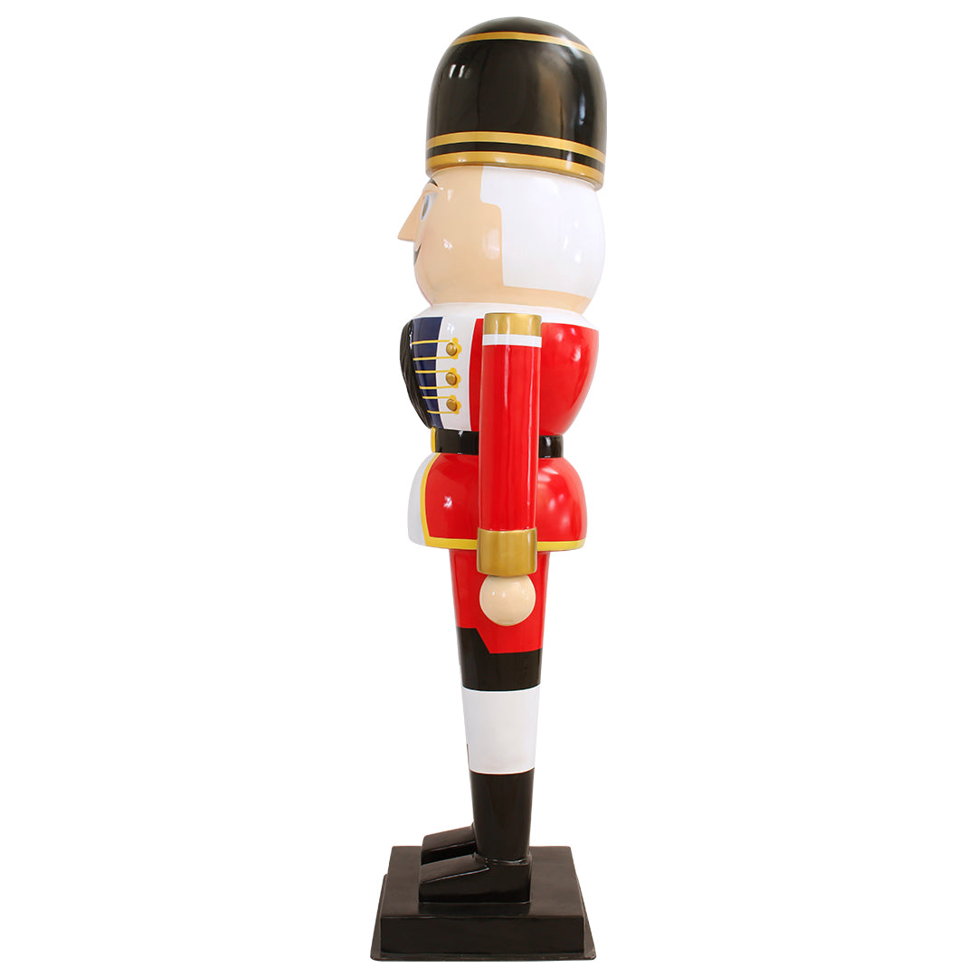 Nutcracker Standing Round Hat Life Size Statue