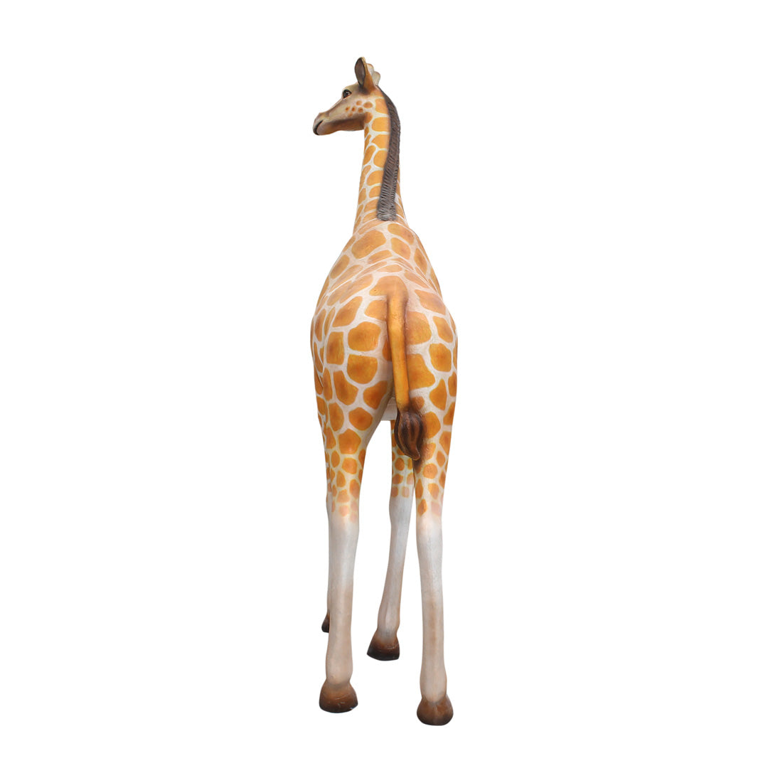 Giraffe Head Tilted Statue