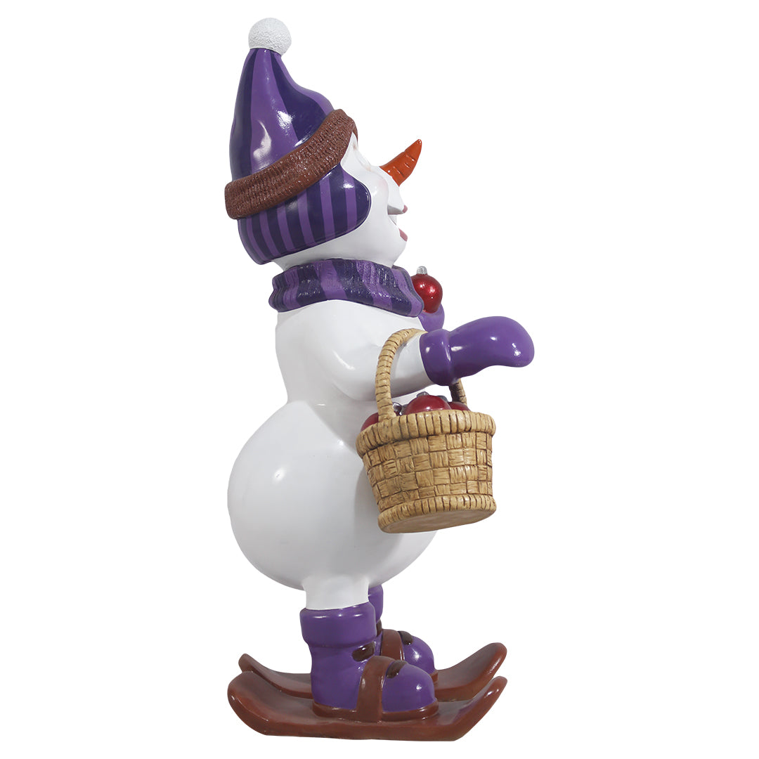 Snowman Sweetheart Over Sized Statue