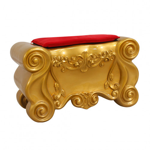 Santa Footrest Life Size Statue