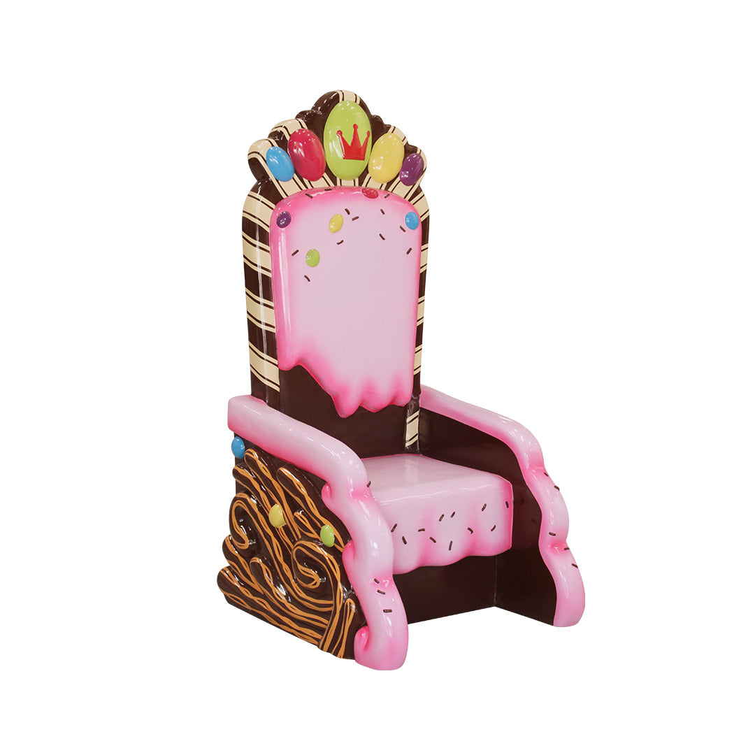 Candy Throne King Chair Over Sized Statue