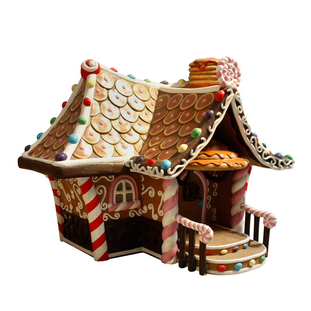 Gingerbread Candy House Over Sized Statue