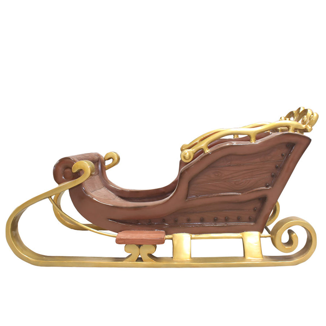Santa Sleigh 2 Seater Life Size Statue