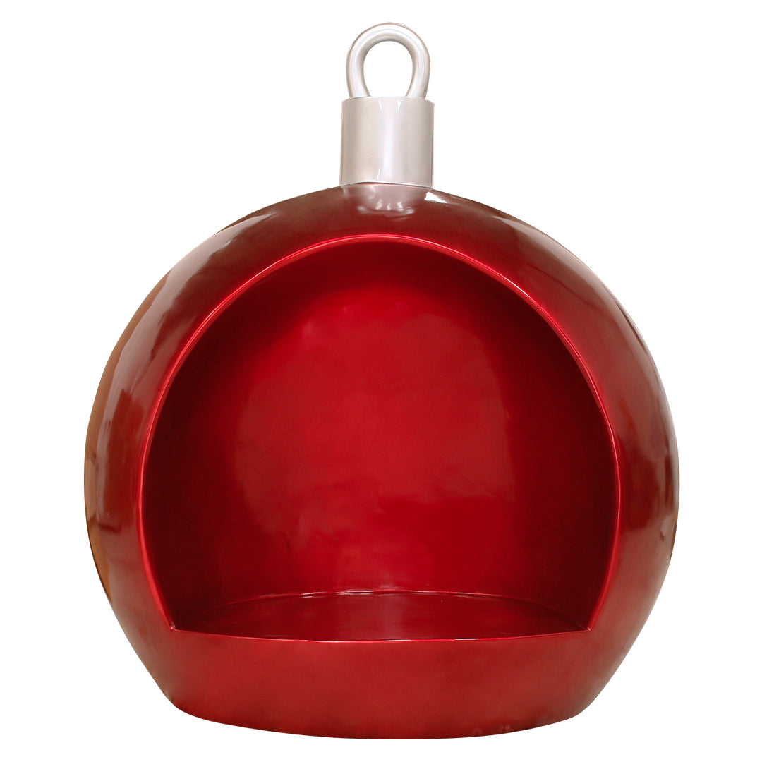 Ornament Christmas Ball Seat Over Sized Statue