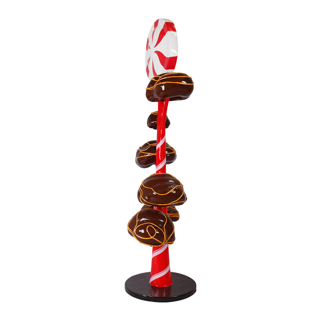 Peppermint Chocolate Candy Tree Over Sized Statue