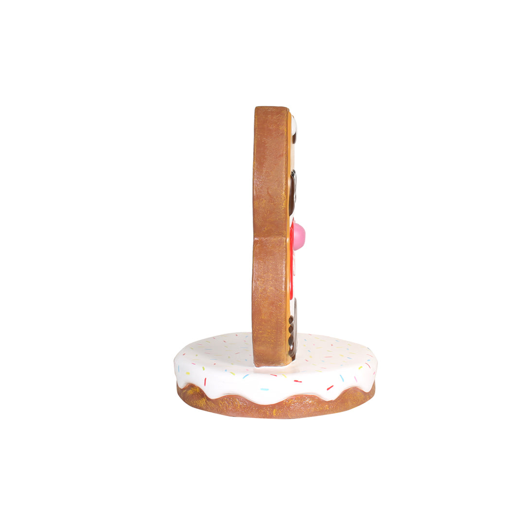 Gingerbread Cat Kitten Over Sized Statue