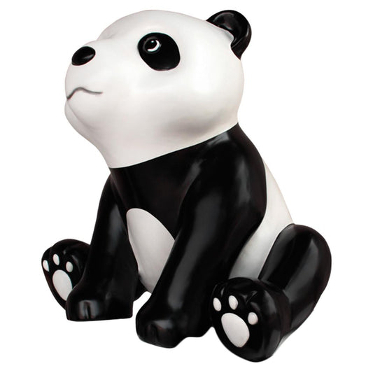 Panda Bear Cub Sitting Life Size Statue