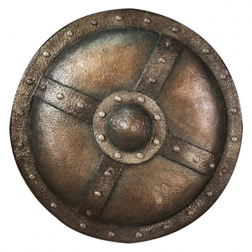Medieval Shield Over Sized Statue