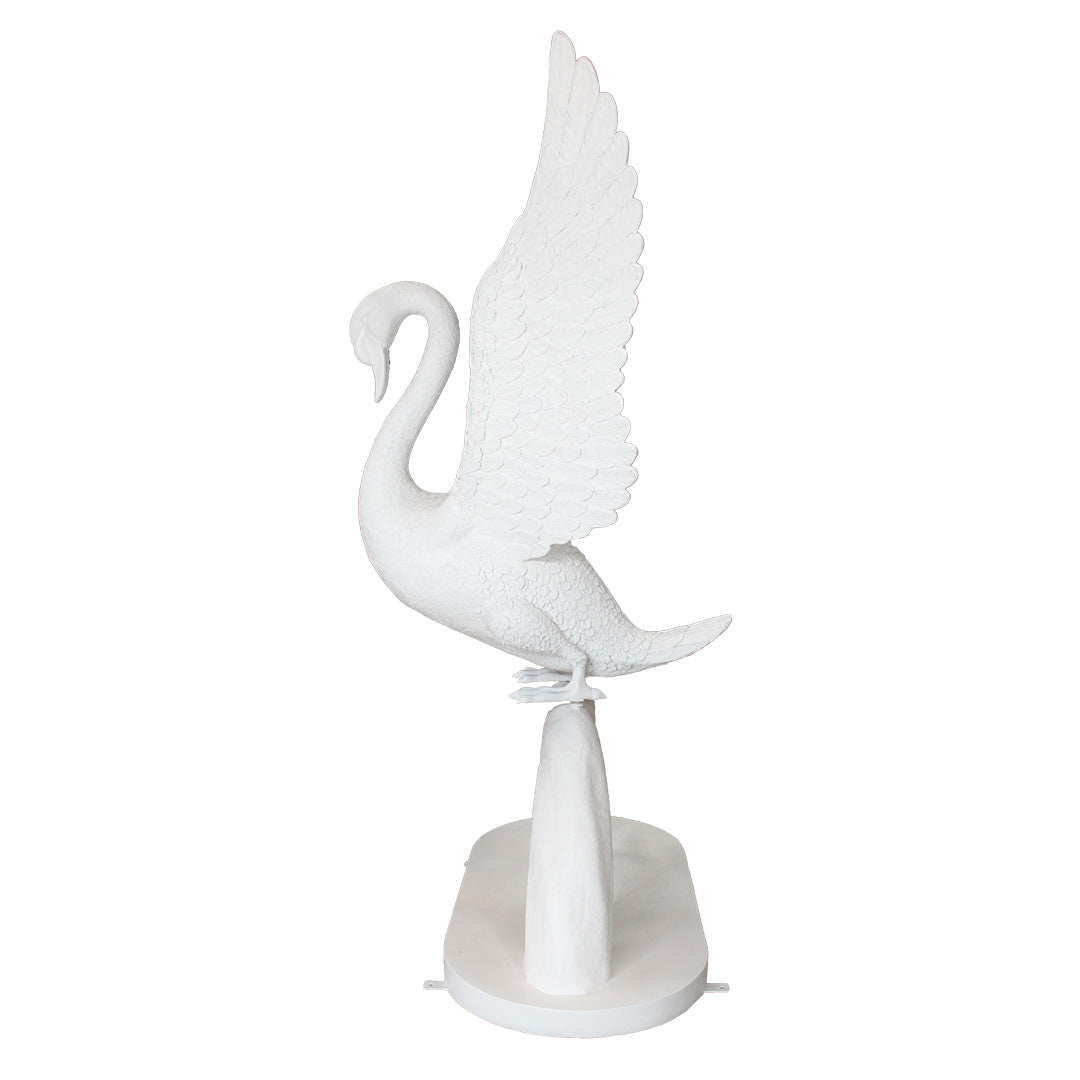 Majestic Swan Female Life Size Statue