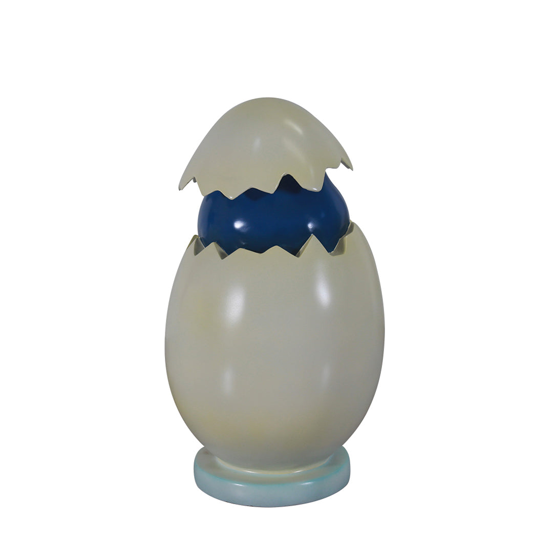 Comic Penguin Hatching Life Size Statue