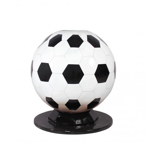 Soccer Ball Bubble Photo Op Statue