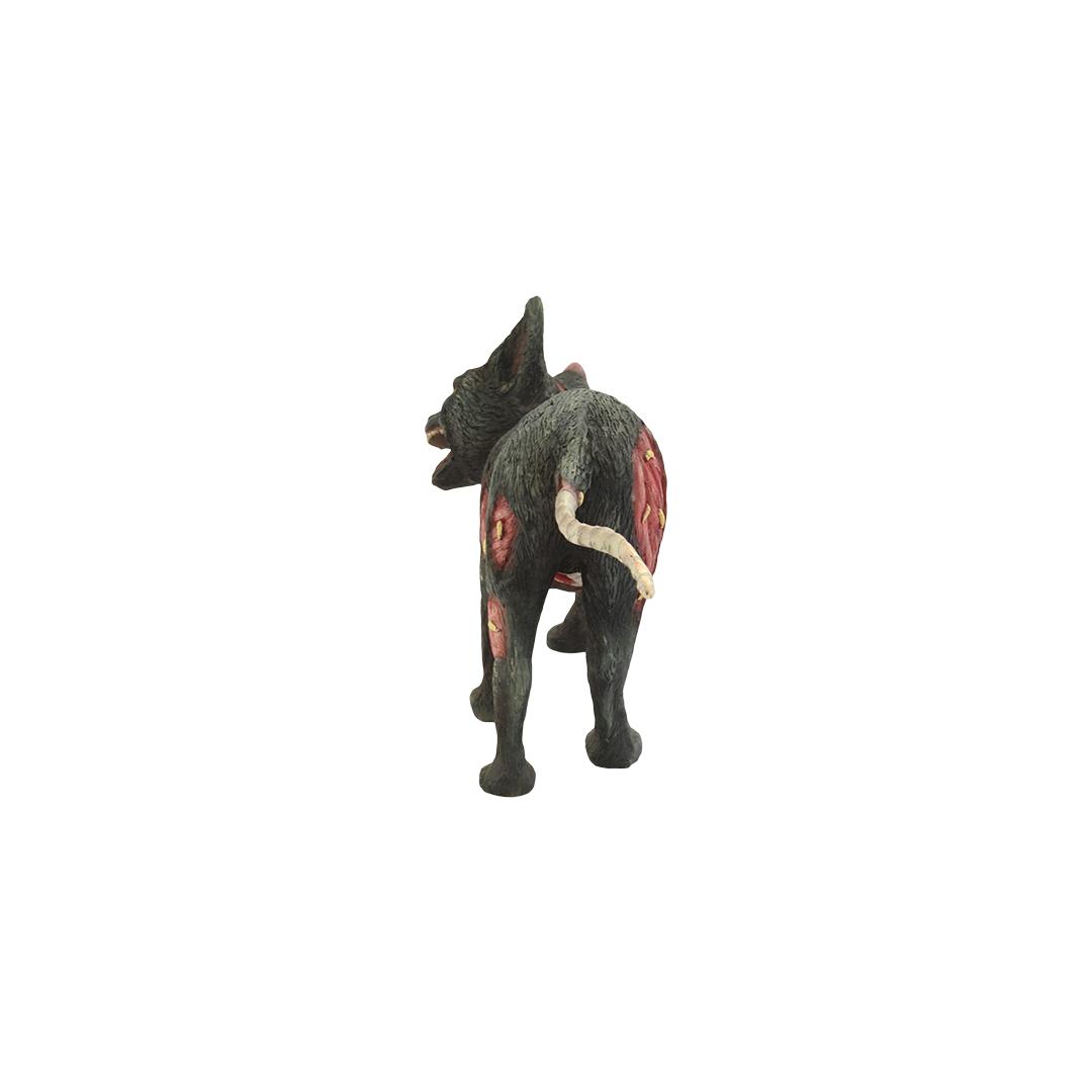 Skeleton Undead Cursed Cat Life Size Statue