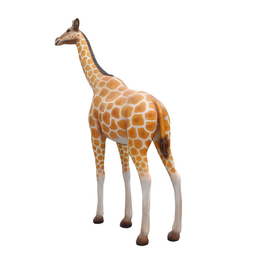 Giraffe Head Tilted Statue
