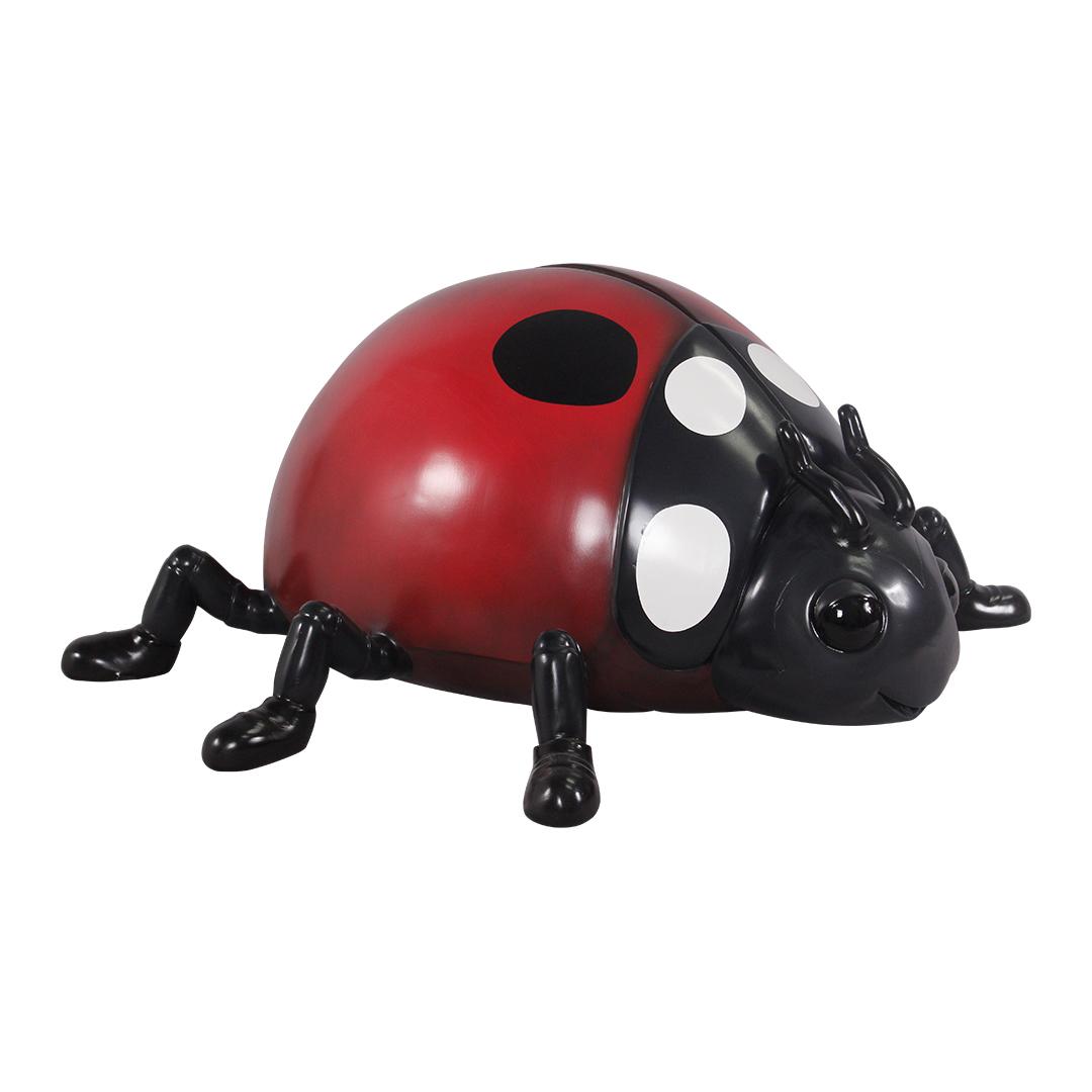 Comic Lady Bug Over Sized Statue