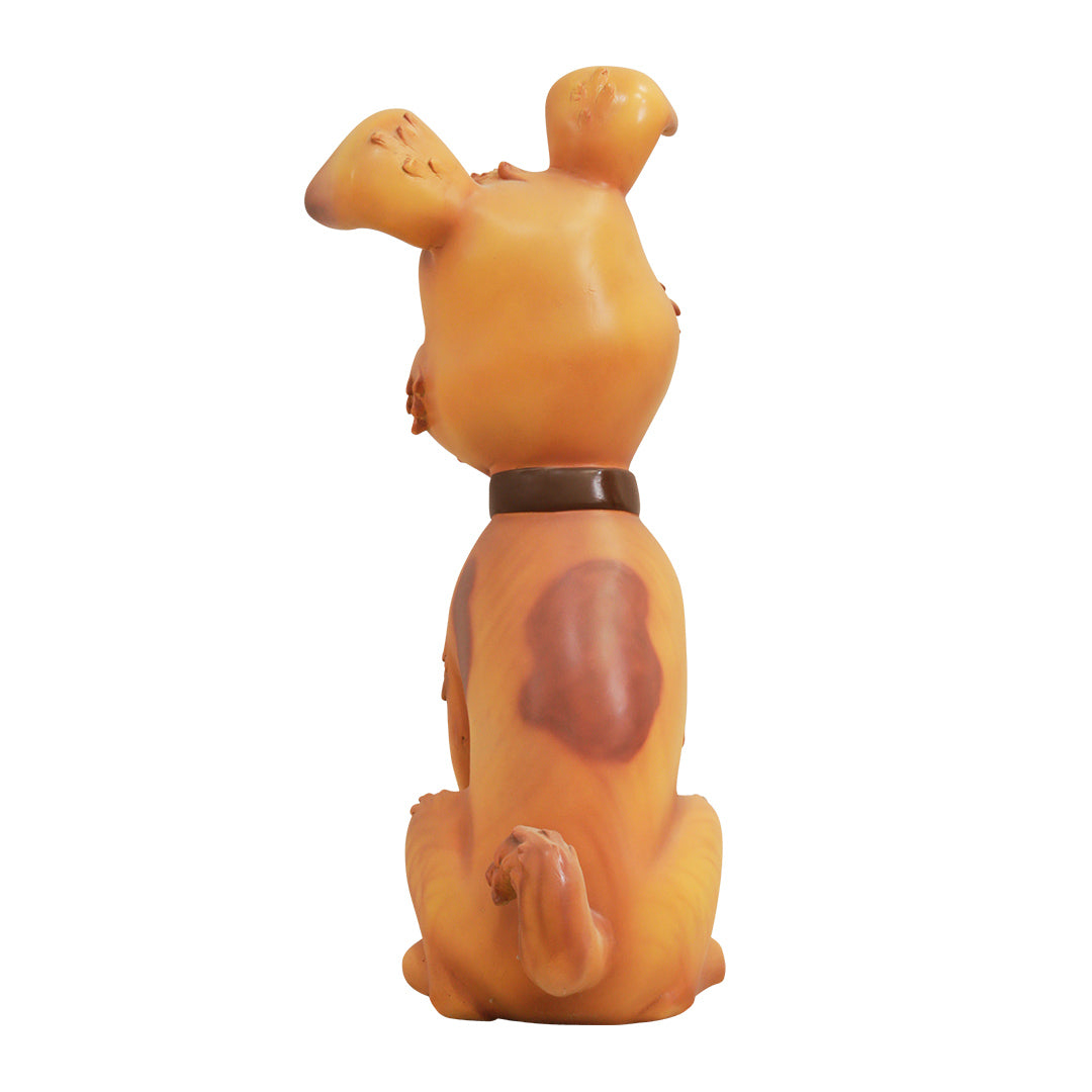 Comic Dog Panting Life Size Statue