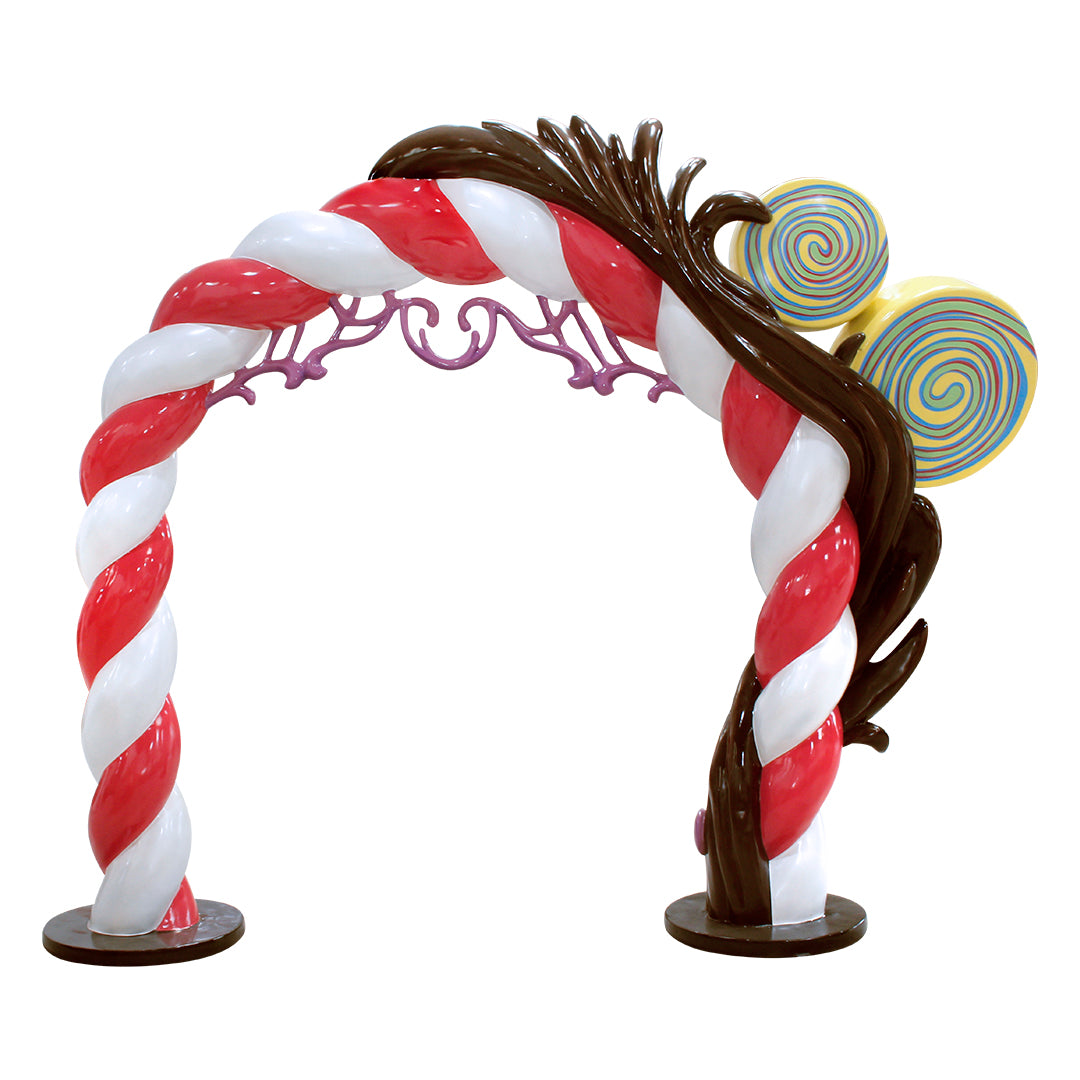Candy Twist Chocolate Splash Archway Over Sized Statue