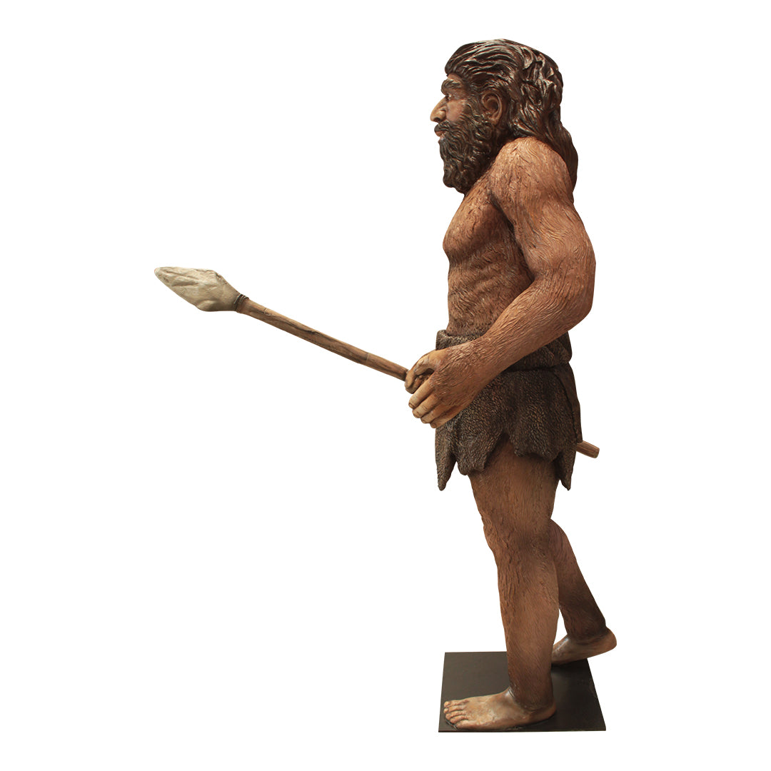 Neanderthal Cave Man Life Size Statue