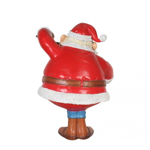 Santa Singer Over Sized Statue