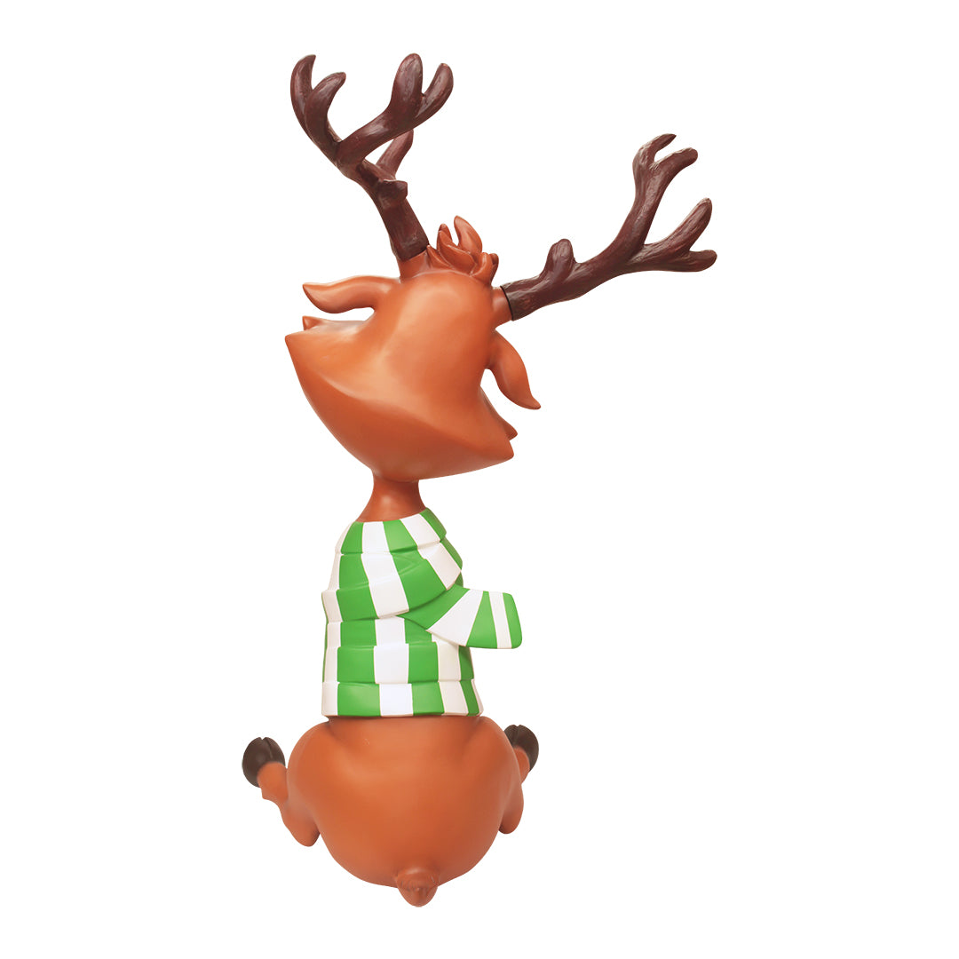 Reindeer Rudolph Wrapped Life Size Statue