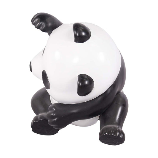 Panda Bear Cub Leaning Life Size Statue