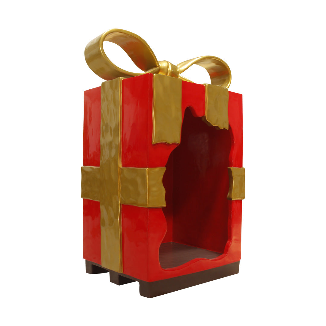 Gift Present Christmas Parcel Photo Op Statue