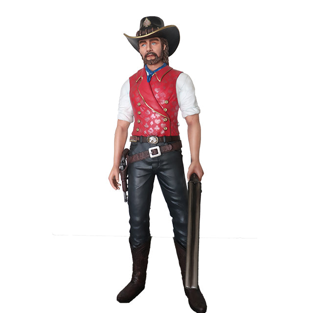 Gunslinger Jesse Life Size Statue