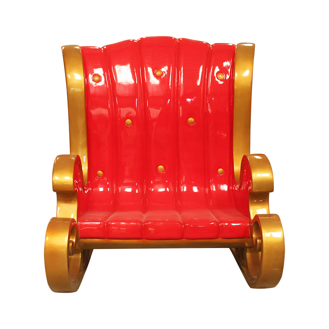 Santa Sled Sofa Bench Over Sized Statue