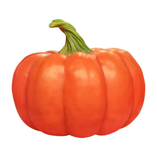 Pumpkin Lantern Witch Over Sized Statue