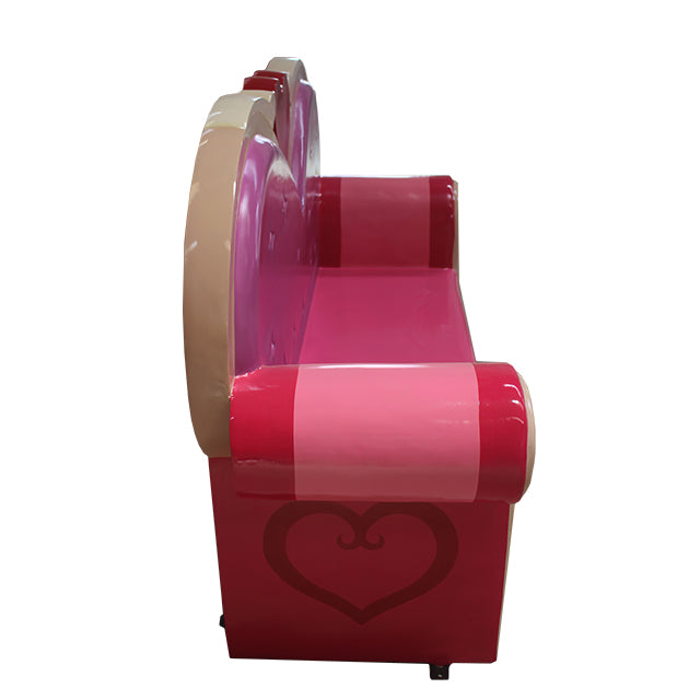 Heart Bench Over Sized Statue