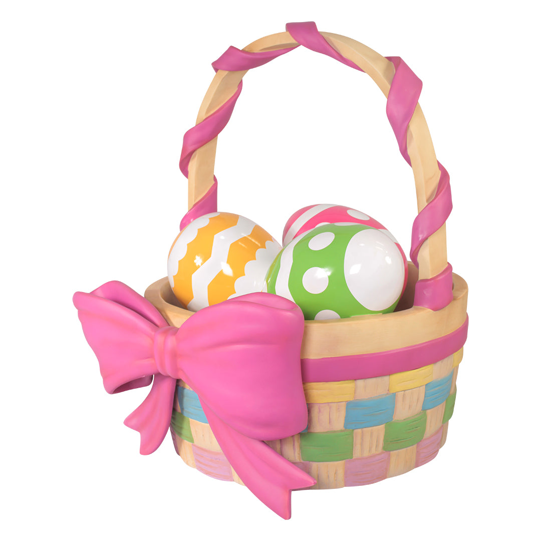 Easter Egg Basket Over Sized Statue