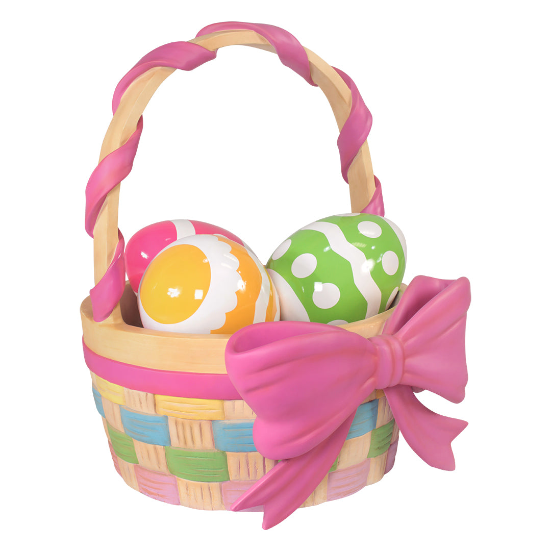 Easter Egg Basket Over Sized Statue