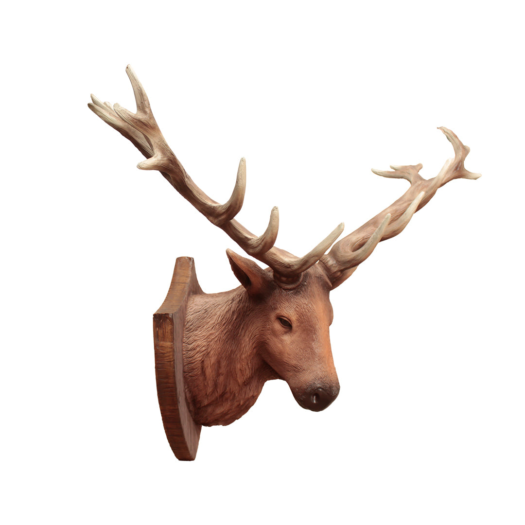 Wall Decor Stag Trophy Head Life Size Statue