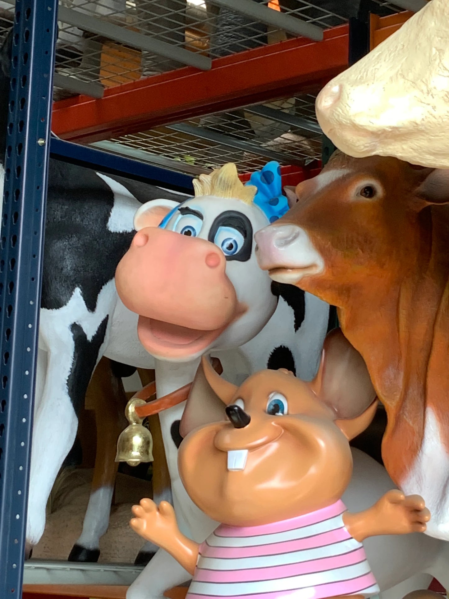 Comic Cow Miss Teen Life Size Statue - LM Treasures
