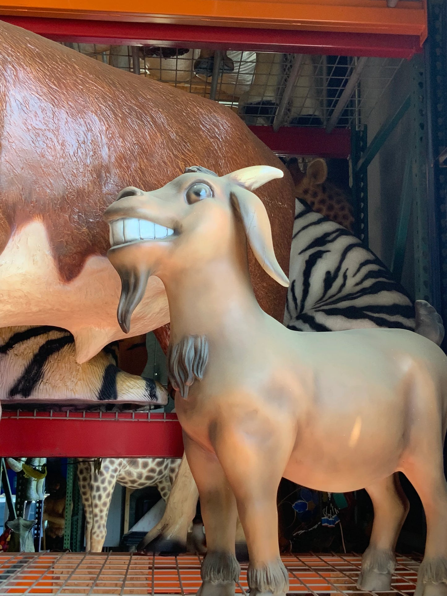 Comic Goat Life Size Statue - LM Treasures