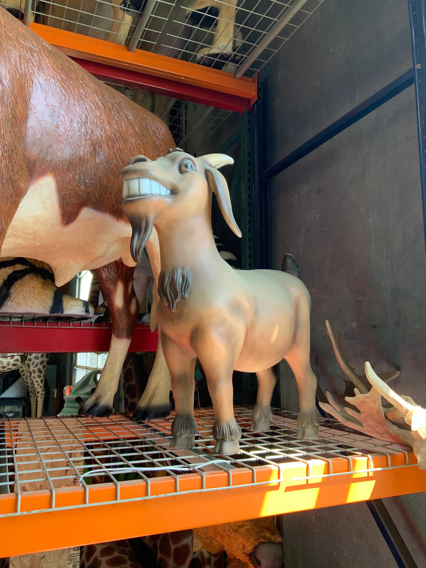 Comic Goat Life Size Statue - LM Treasures