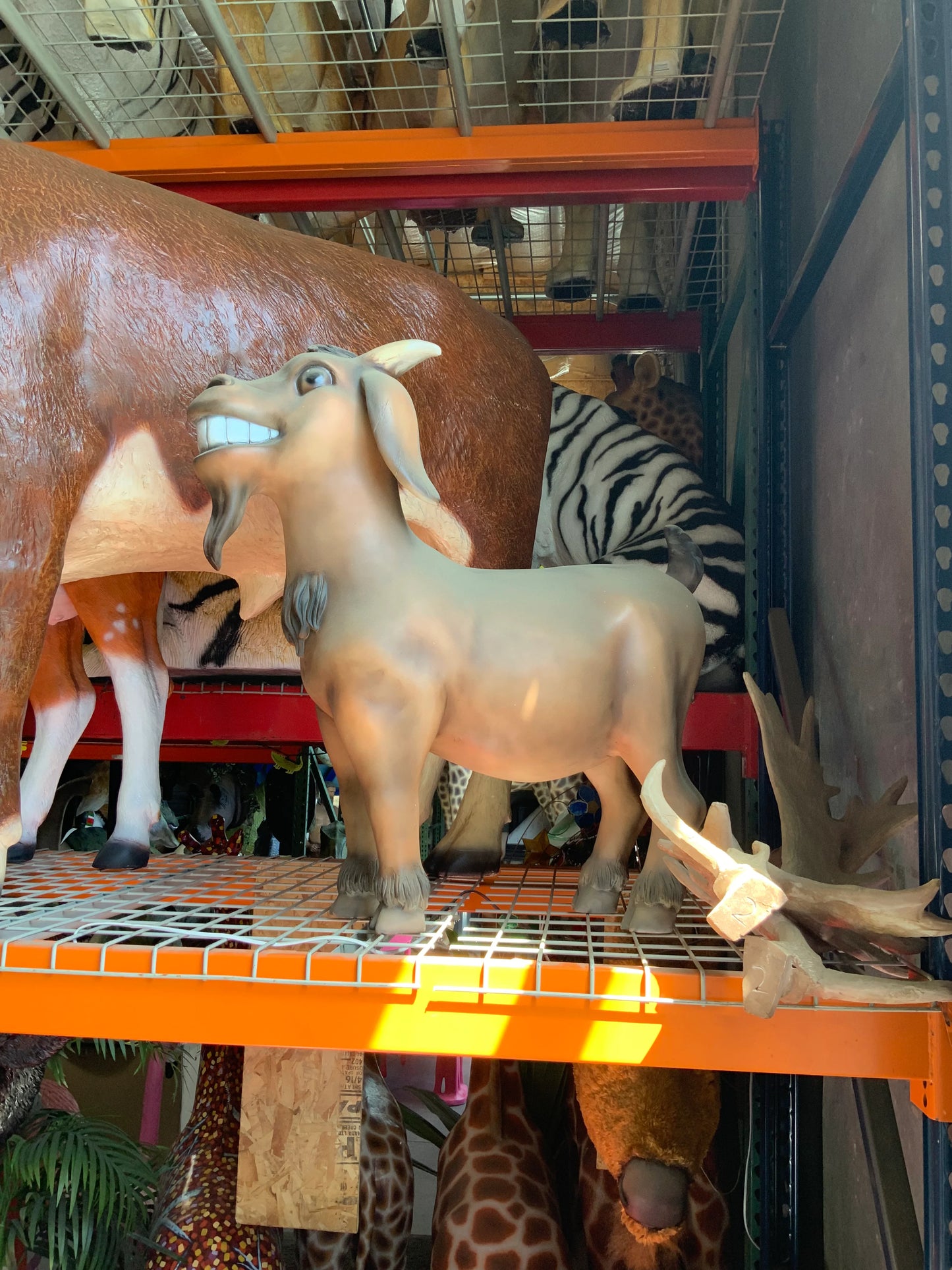 Comic Goat Life Size Statue - LM Treasures