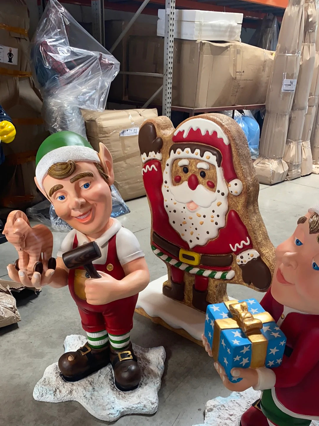 Elf Bushy With Horse Life Size Statue - LM Treasures Life Size Statues & Prop Rental