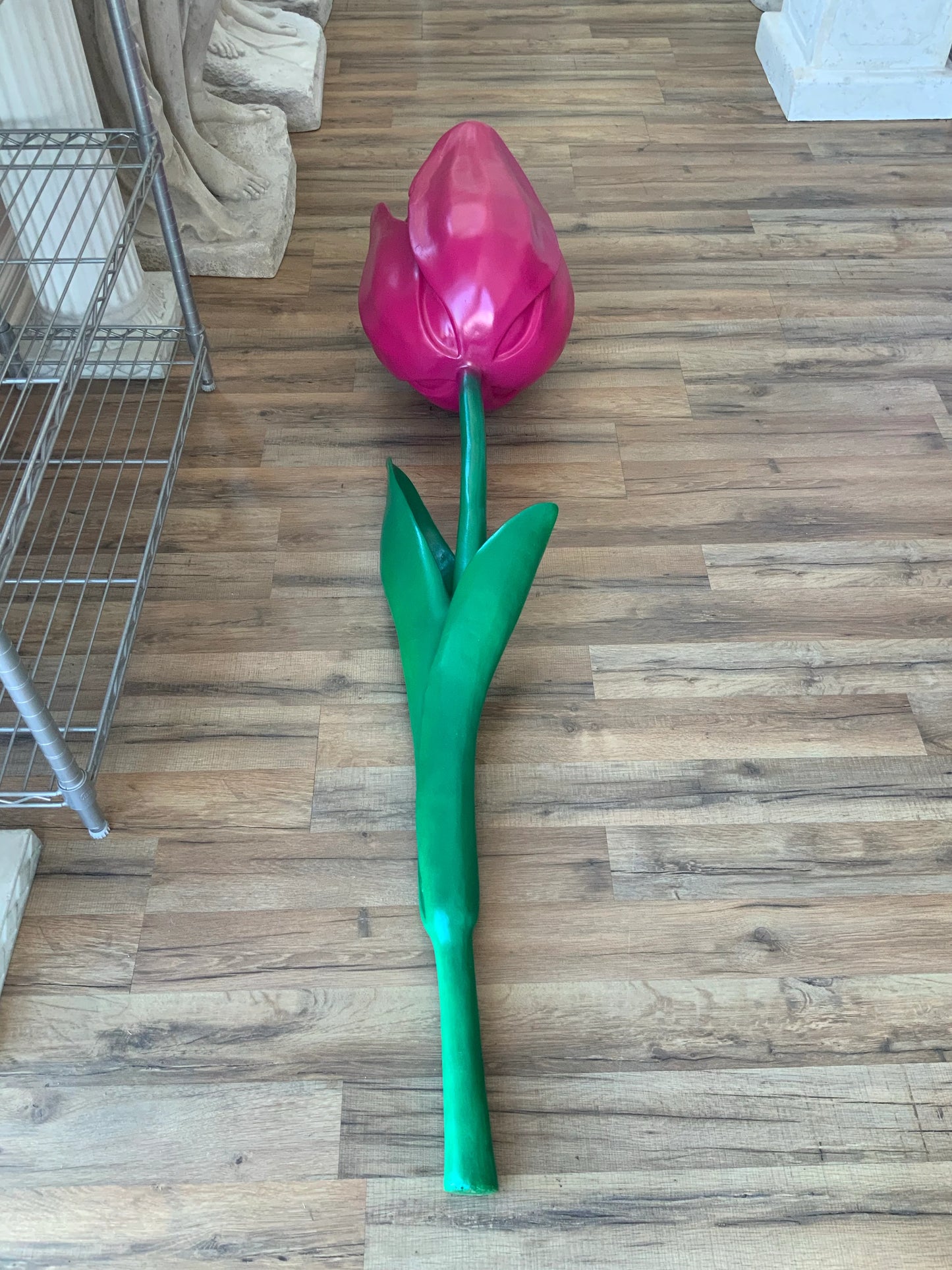 Tulip Over Sized Flower Statue - LM Treasures Life Size Statues & Prop Rental