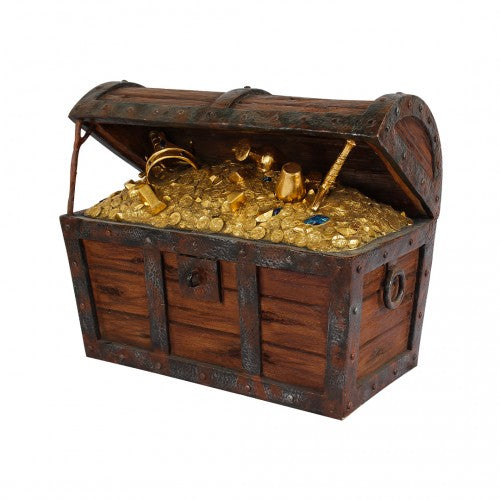 Treasure Chest Open Life Size Statue