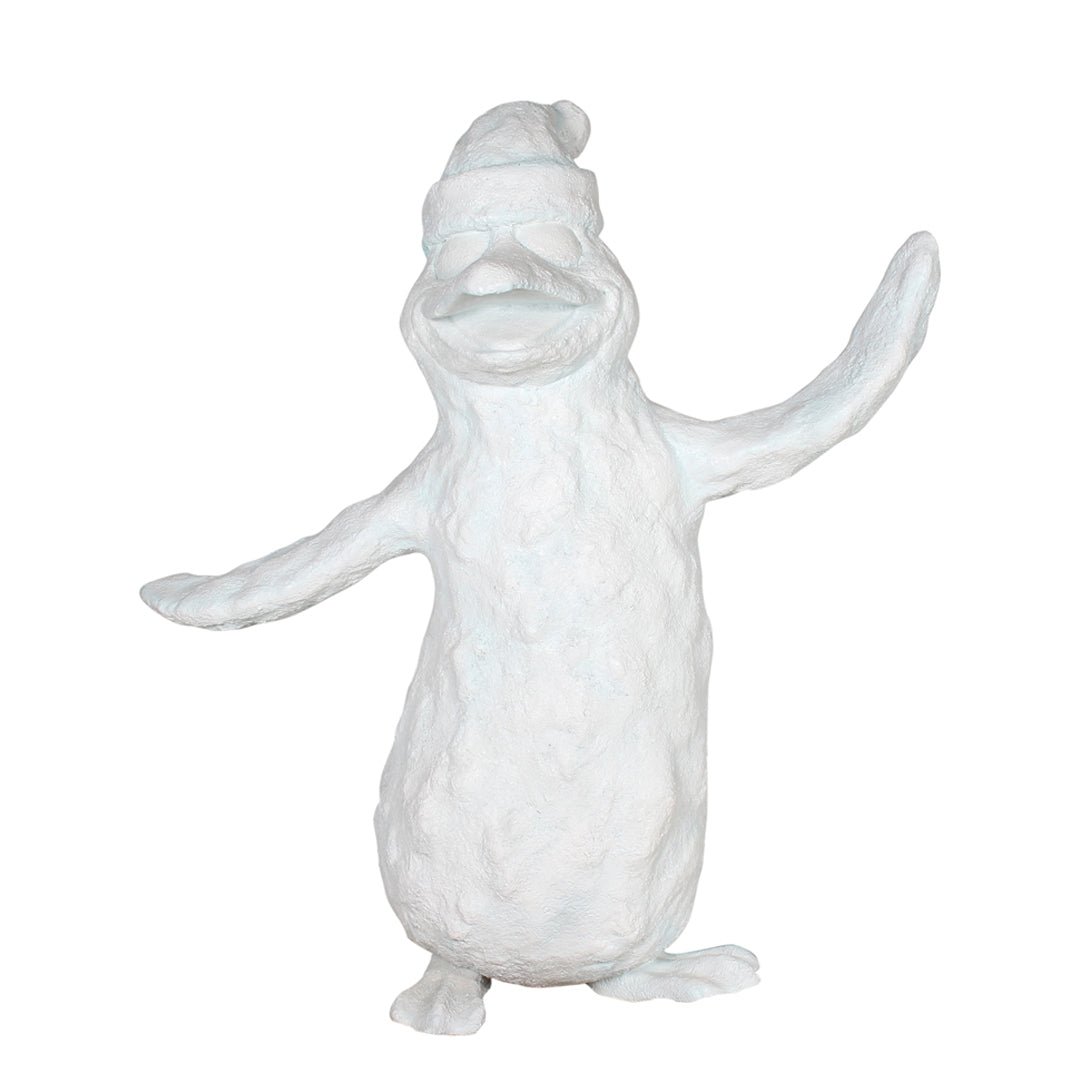 Snowman Penguin Life Size Statue
