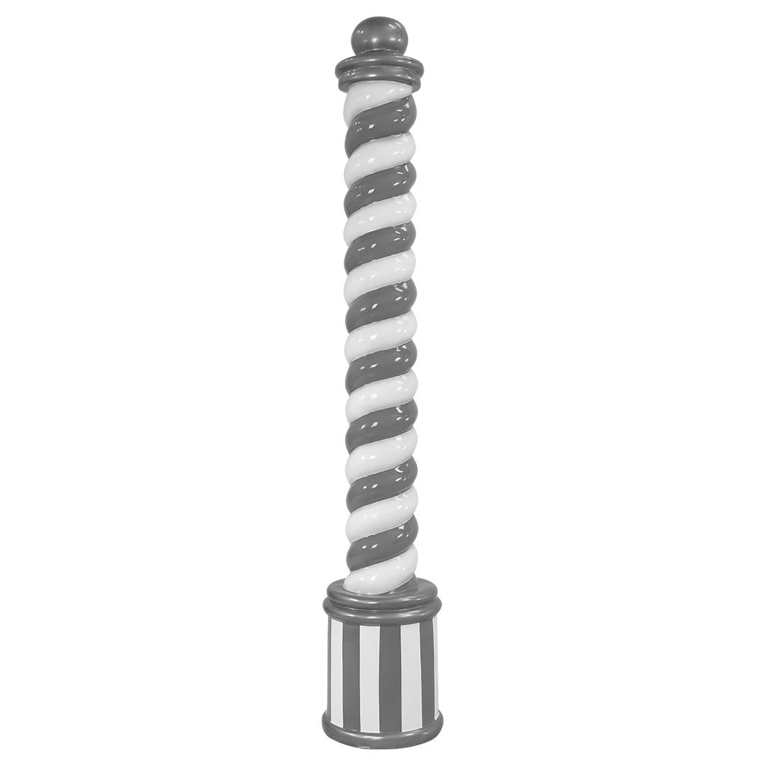 Candy Cane Twist Pillar Over Sized Statue