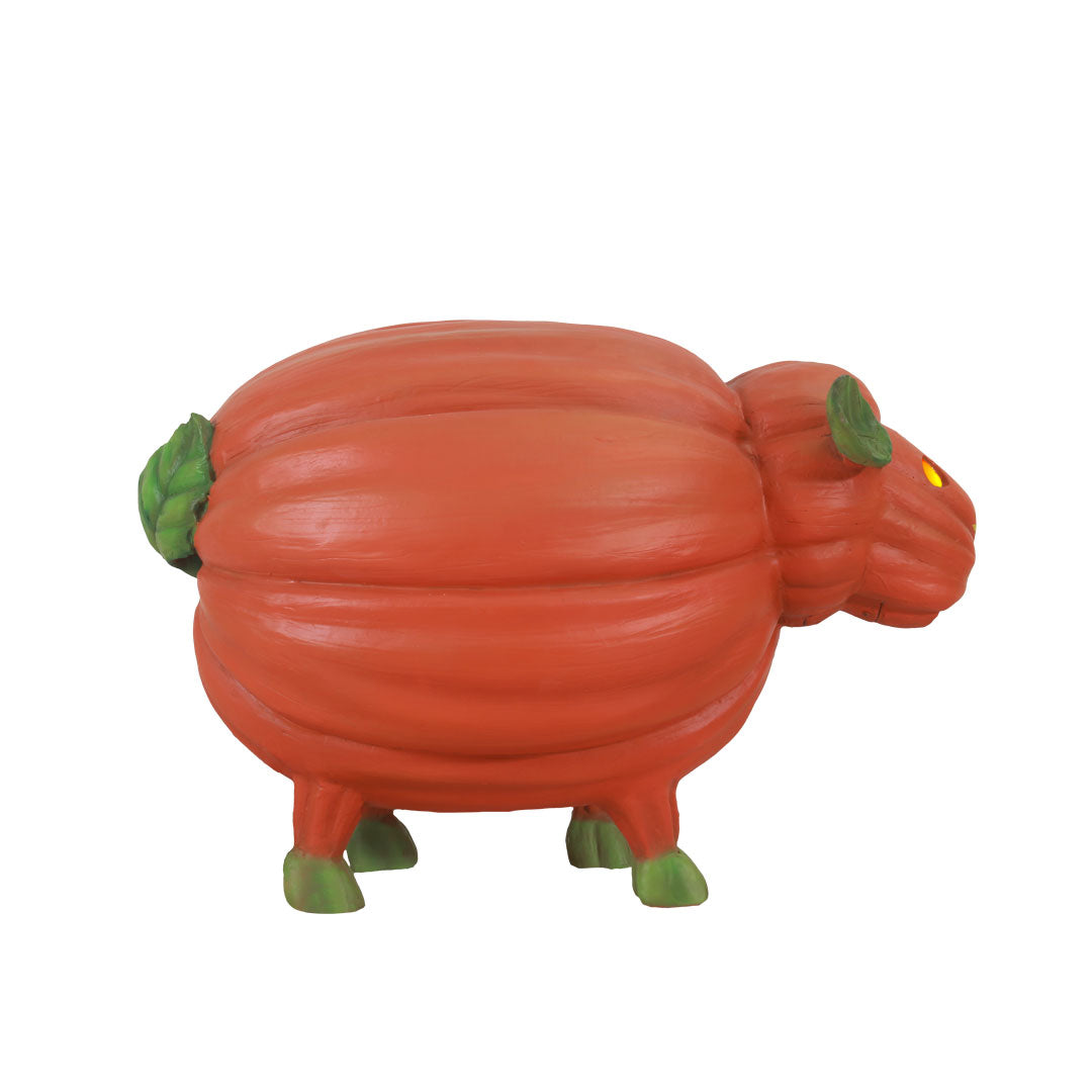 Pumpkin Sheep Light Over Sized Statue