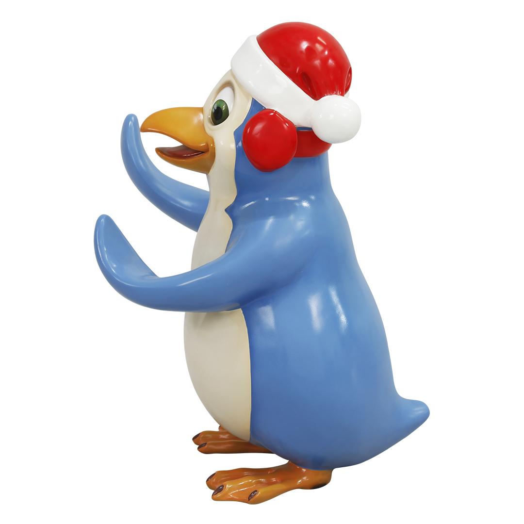 Comic Penguin Bob Building Life Size Statue