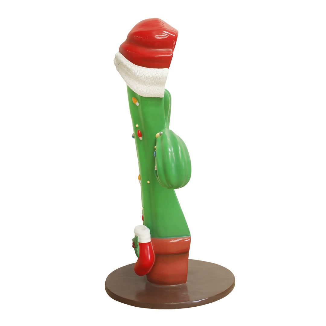 Christmas Cactus Photo Op Statue