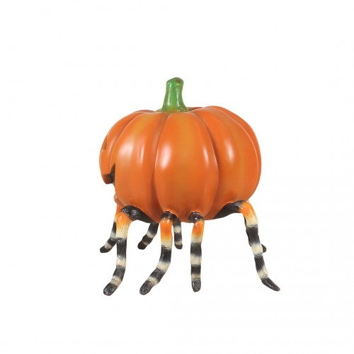 Pumpkin Head Spider Over Sized Statue