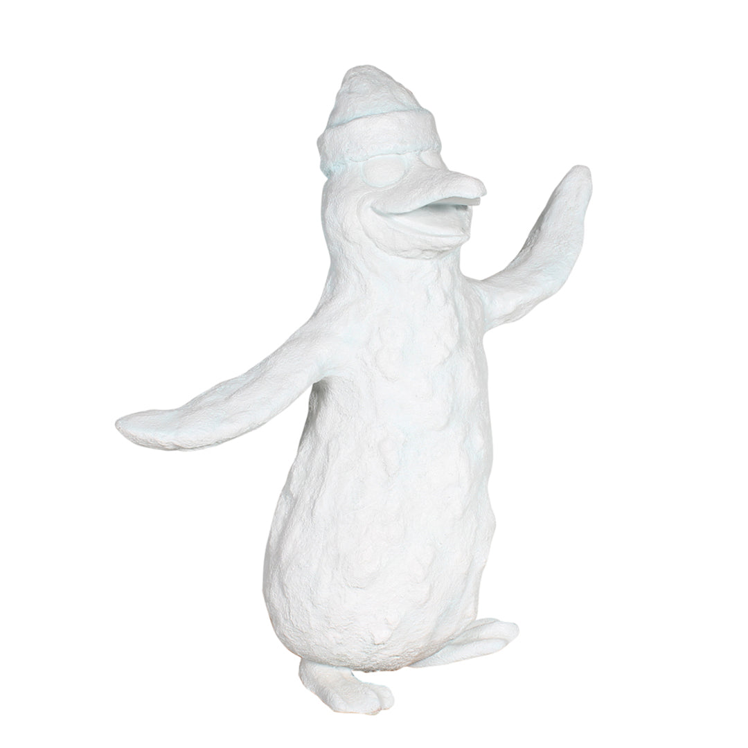 Snowman Penguin Life Size Statue