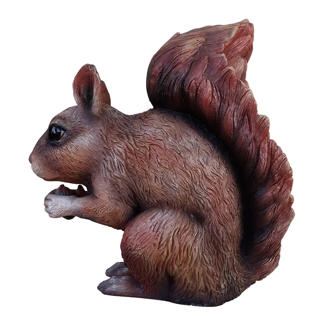 Squirrel With Nut Life Size Statue