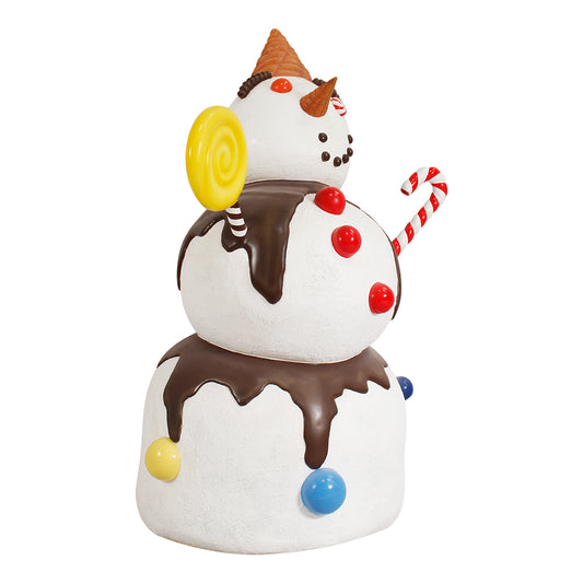 Snowman Candy Over Sized Statue