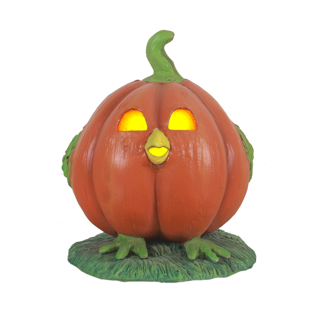 Pumpkin Chick Light Over Sized Statue